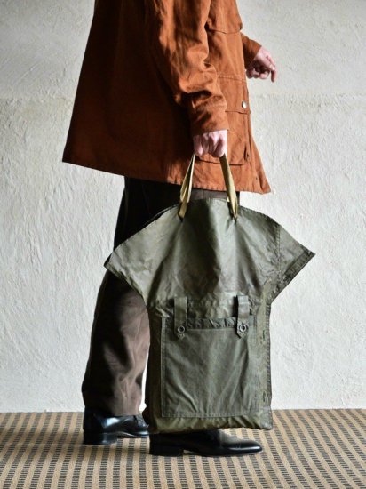 Euro Vintage Military Rainguard-Hood Remake Bag