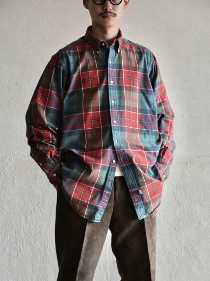 1990's Vintage RalphLauren Cotton Twill B.D.Shirt