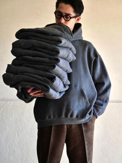 NOS USA Factory Maker's Sweat Hoodie / CHARCOAL