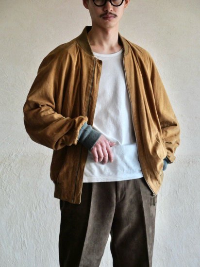 1980's Burberrys' Goat Suede Blouson, Made in England.