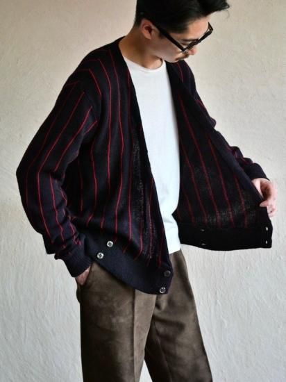 1970's USA Vintage Double-Breasted Knit Cardigan