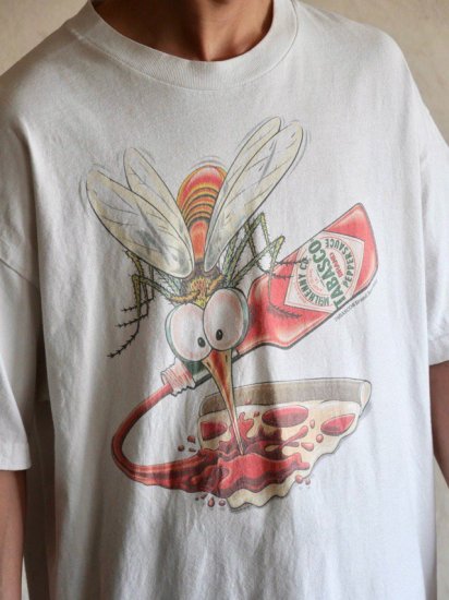90's Vintage Printed T-shirt, Tabasco / Made in USA.