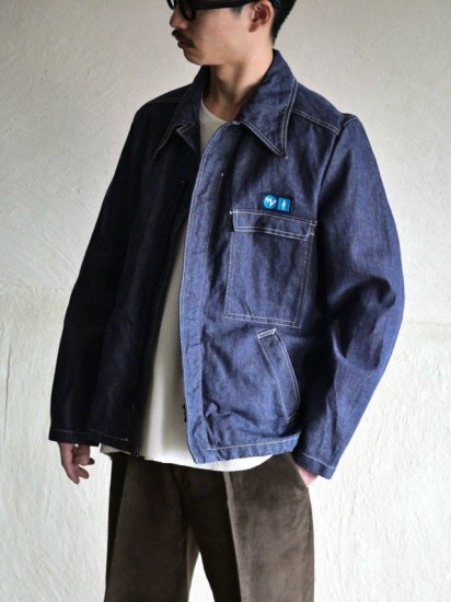 1980~90's French Vintage Work Denim Jacket