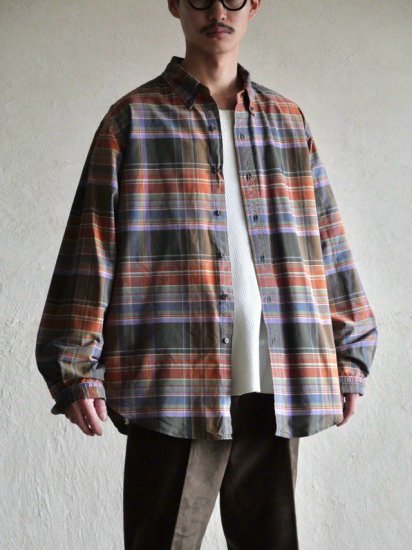 1990~00's RalphLauren B.D. Oxford Check Shirt