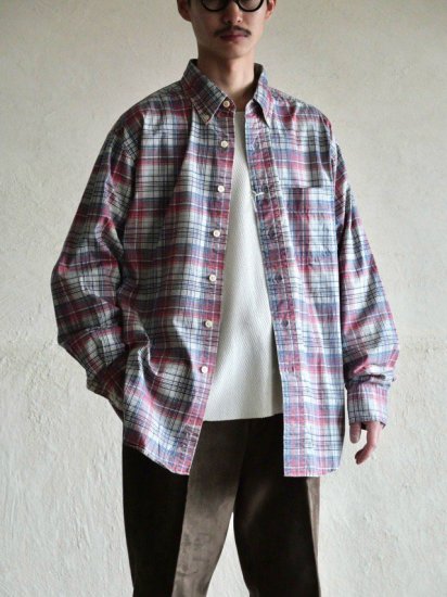 DEADSTOCK 1990's J.CREW Cotton Check Shirt