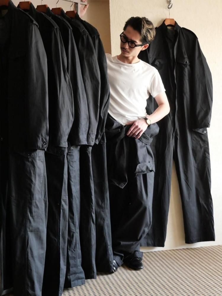 DEADSTOCK Pakistan Military Jumpsuit
"JET BLACK"  size 45