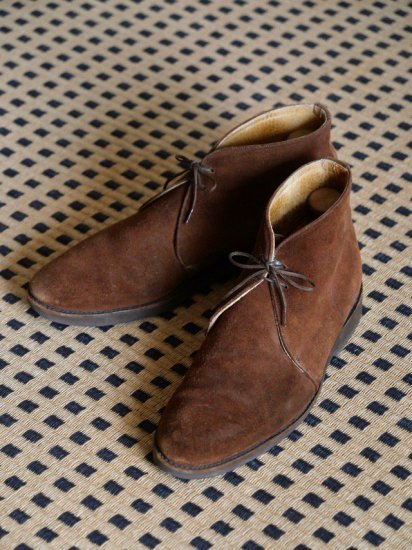 1990's~ J.CREW Suede Chukka, Made in England.