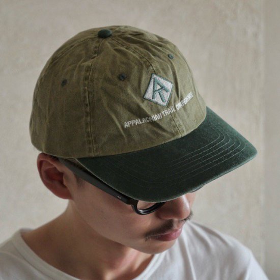 1990~00's Embroidered 2tone Cap "AT"
