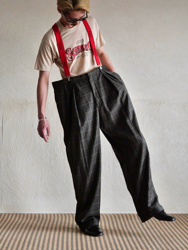 ~90's Vintage USA Tailor Trousers, LoroPiana Cloth