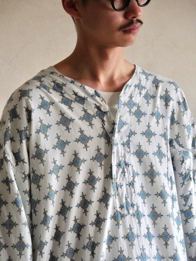 1960's BRENT Vintage Printed Cotton Shirt