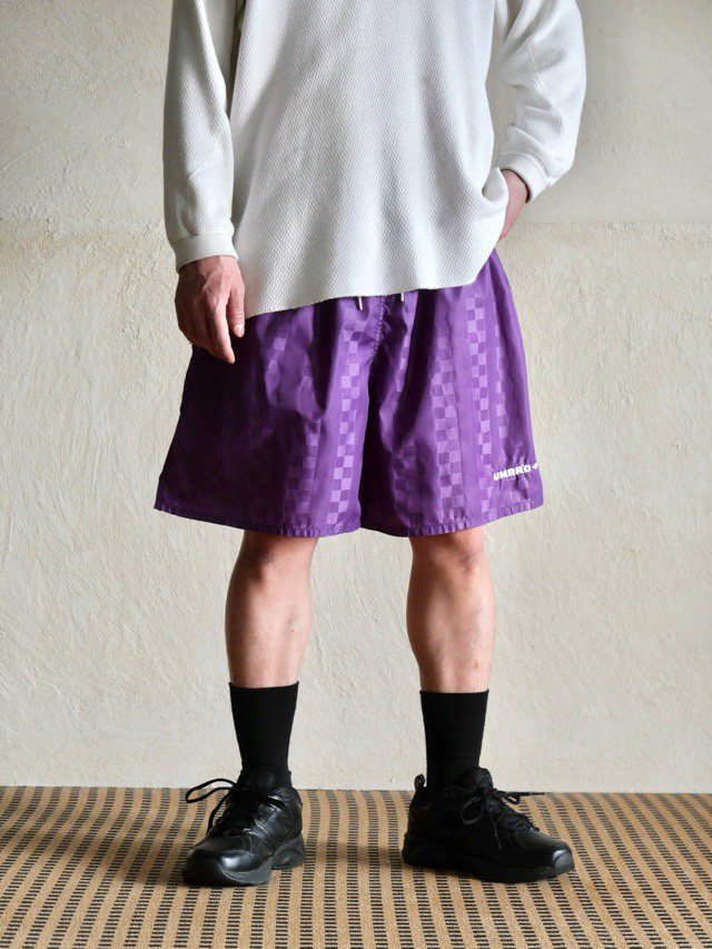1980~90's Vintage UMBRO Nylon Stripe Shorts