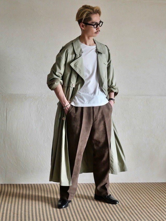 1980's Euro Vintage RIKSON C100 Poplin Trench Coat