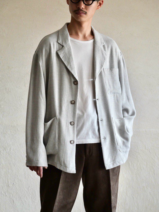 1990~00's XENON MEN Linen&Rayon Jacket