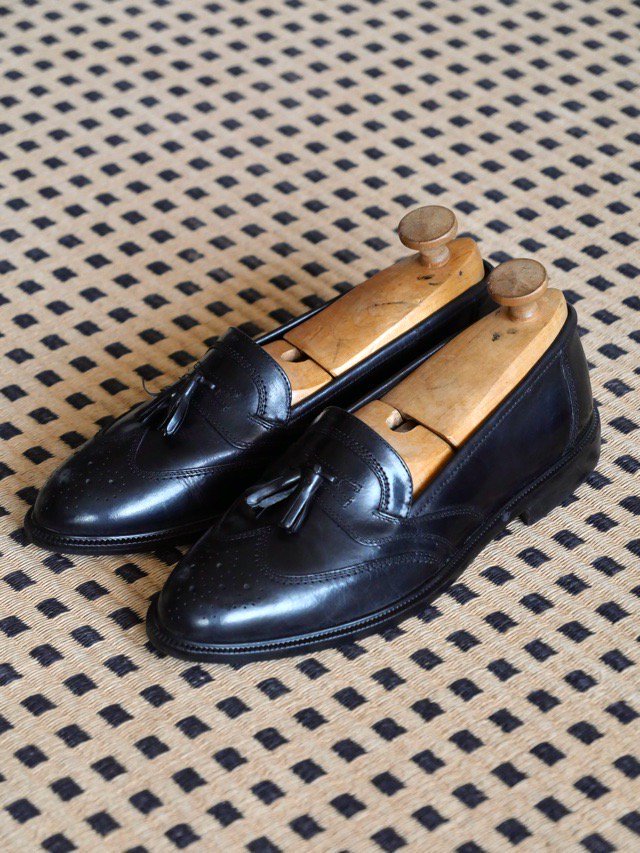 1990~00's GIORGIO-BRUTINI / Bata, Leather Loafers