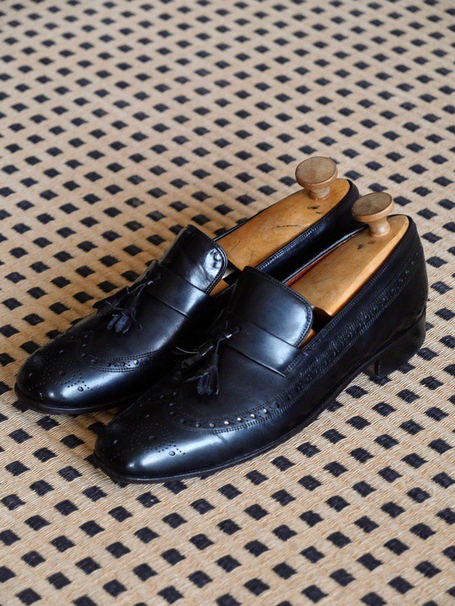 1980's Vintage Dack's Leather Slip-on, Custom Grade