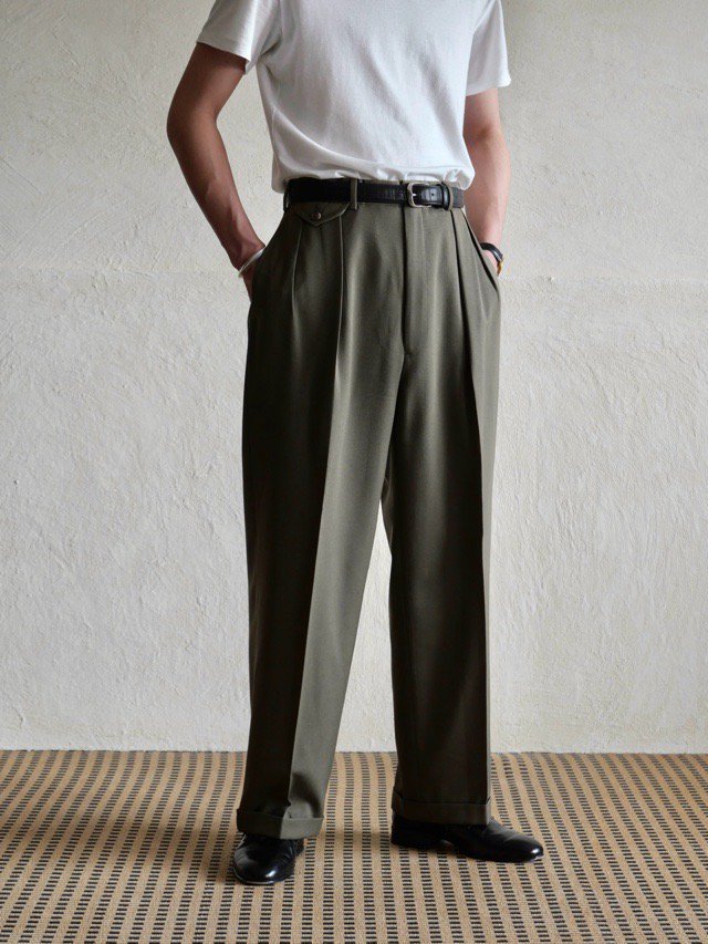 1980's Vintage RalphLauren Gabardine Trousers