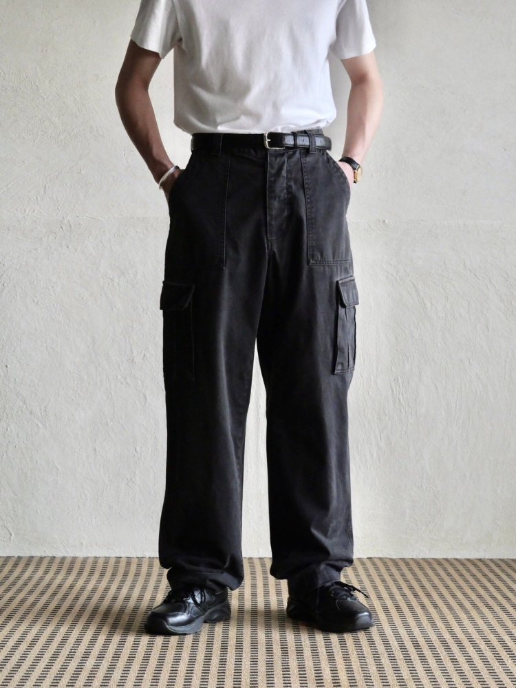 1990's "EURO Docker's" Chino Cargo Pants, Black