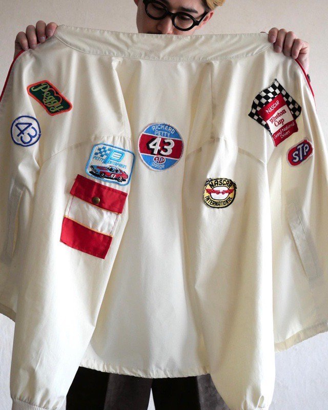1980s Vintage Racing Jacket "Winston Cap"