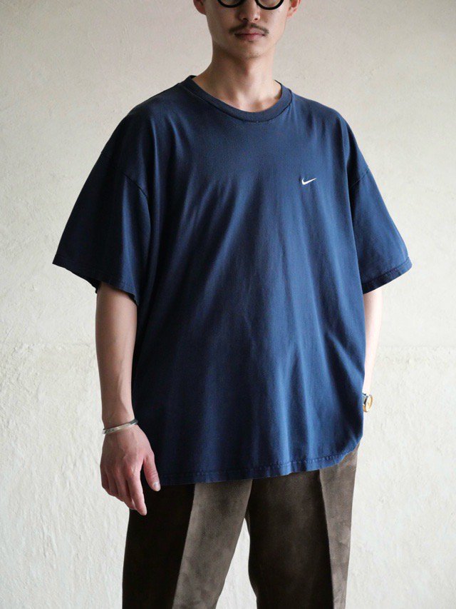 1990~ealry00's Vintage NIKE Swoosh T-shirt, NavySize XL