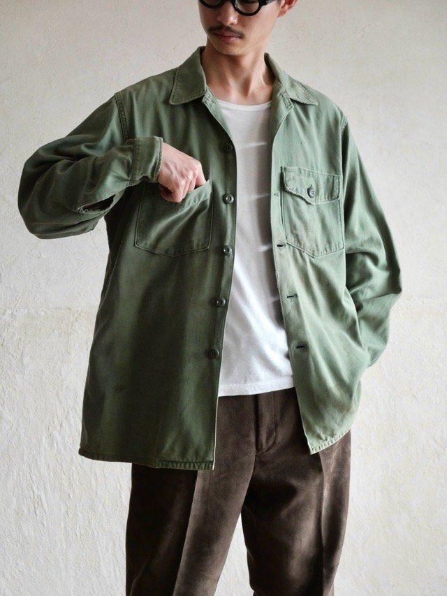 1960~70's Vintage U.S.Milltary Utility Cotton Shirt