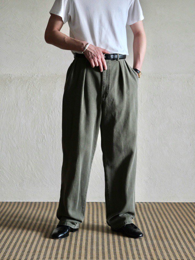 ~90's RalphLauren Cotton Piqu&#233; Pants, Made in USA.