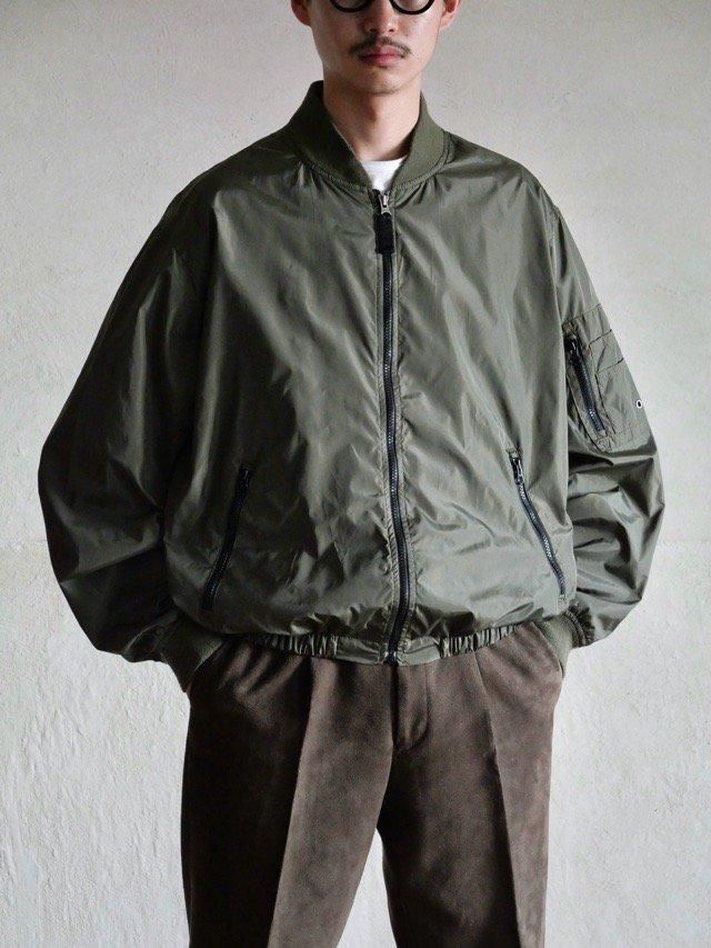 00's GAP Nylon Bomber Jacket, Olive