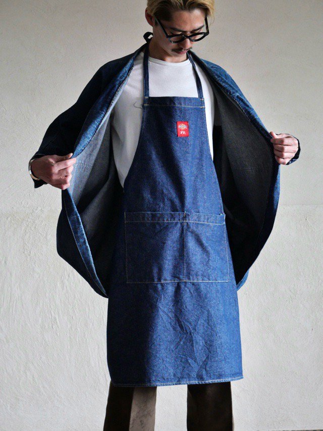 00's~ Dickies Demim Apron, Made in USA.