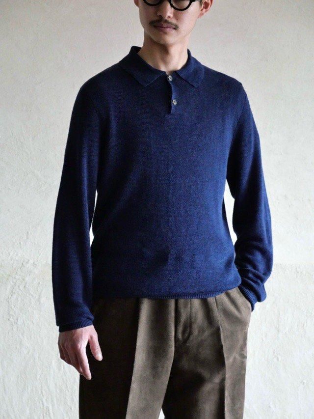 1990's RalphLauren POLOGOLF 100% Linen Knit-Polo