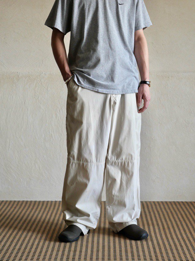 Early00's Gap Cotton Hard Trousers, Ivory