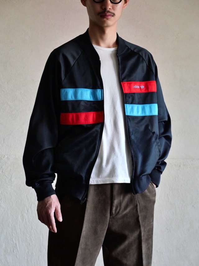 1980~90's Vintage adidas Track Jacket, Made in USA.