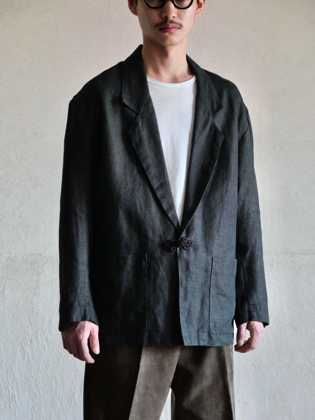 1980's Vintage 100% Linen Tailored JKT, Made in USA.