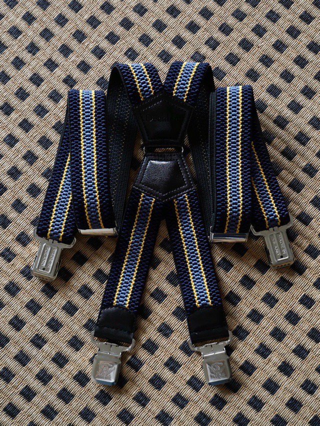 1980~90's Vintage Suspenders, Made in Poland.