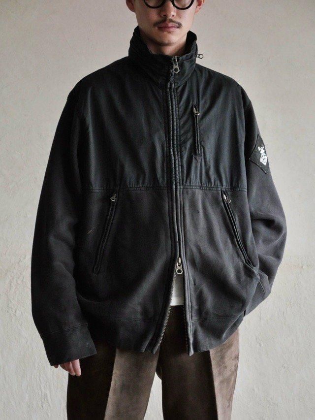 00's RalphLauren Hooded Sweat Jacket, Fade-Black