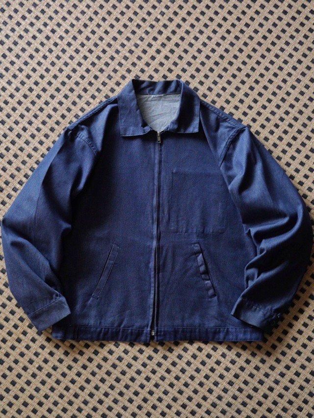 1980~90's French Vintage Denim Work Blouson