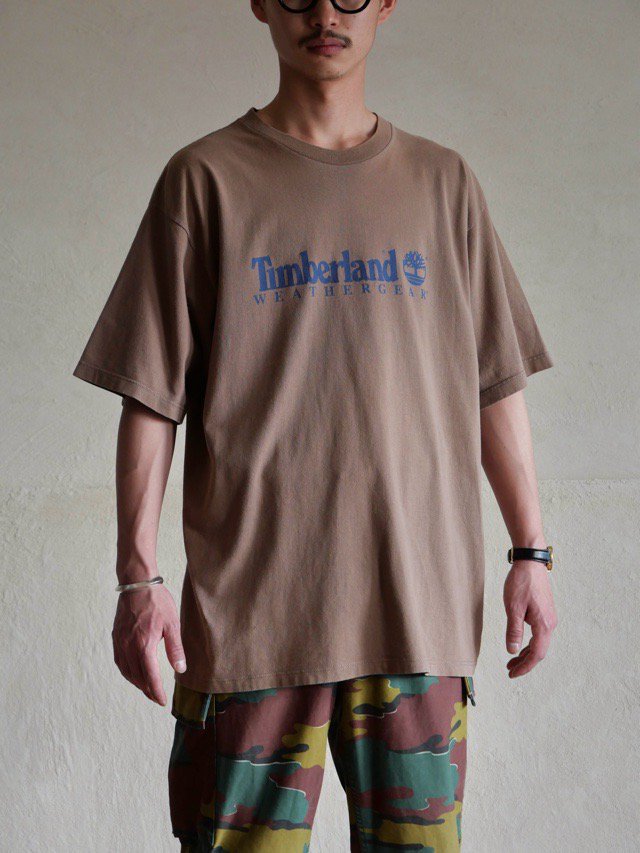 ~00's Timberland Printed T-shirt, Made in USA.