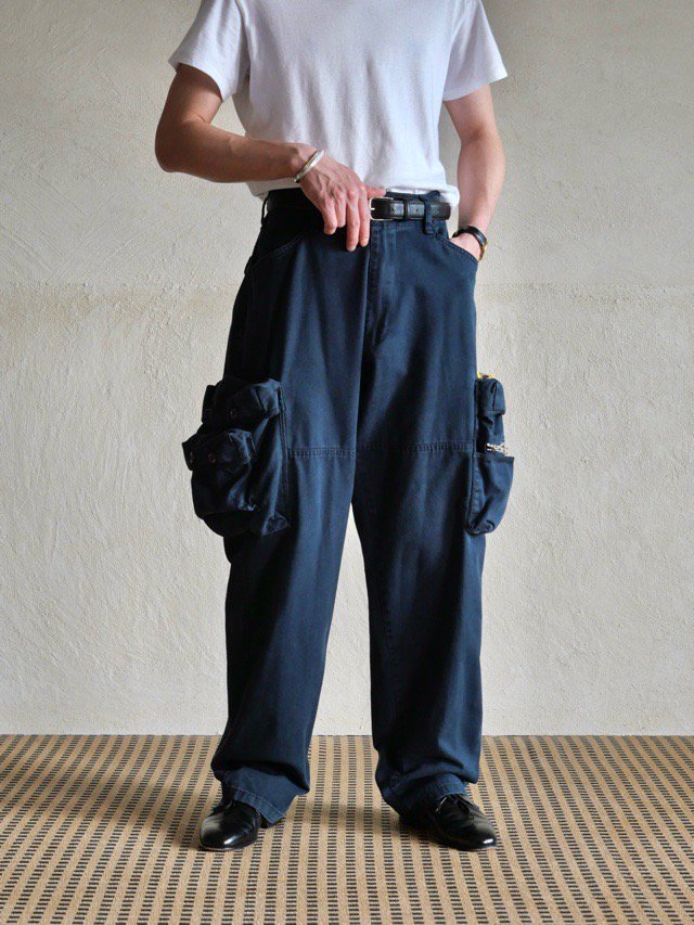 1990~00's Evolution in Design Cargo Pants, Navy