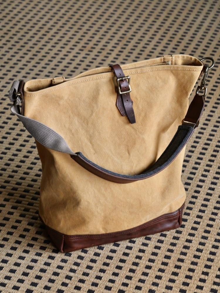 ARTS&CRAFTS Canvas&Leather One Shoulder Bag
