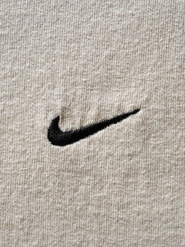 Early00's NIKE Plane Swoosh T-shirt Sand-Beige, Made in Mexico.
