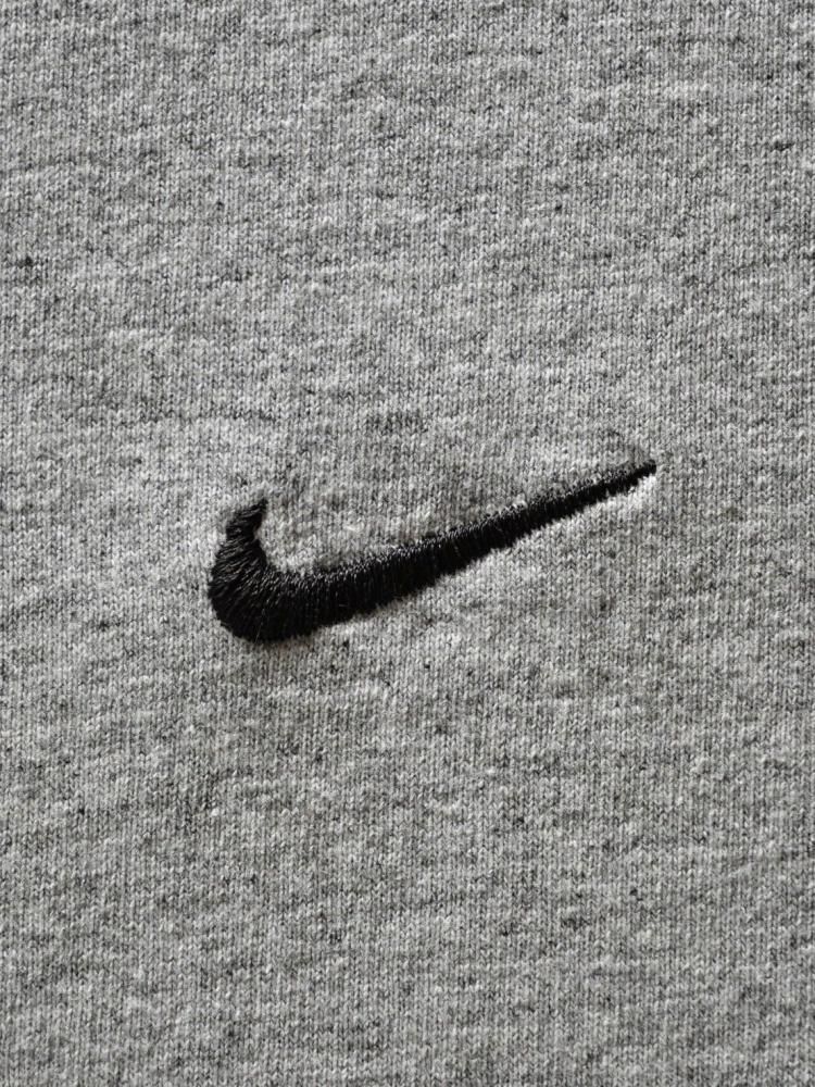 Early00's NIKE Plane Swoosh T-shirt Heather-Gray, Made in Mexico.
