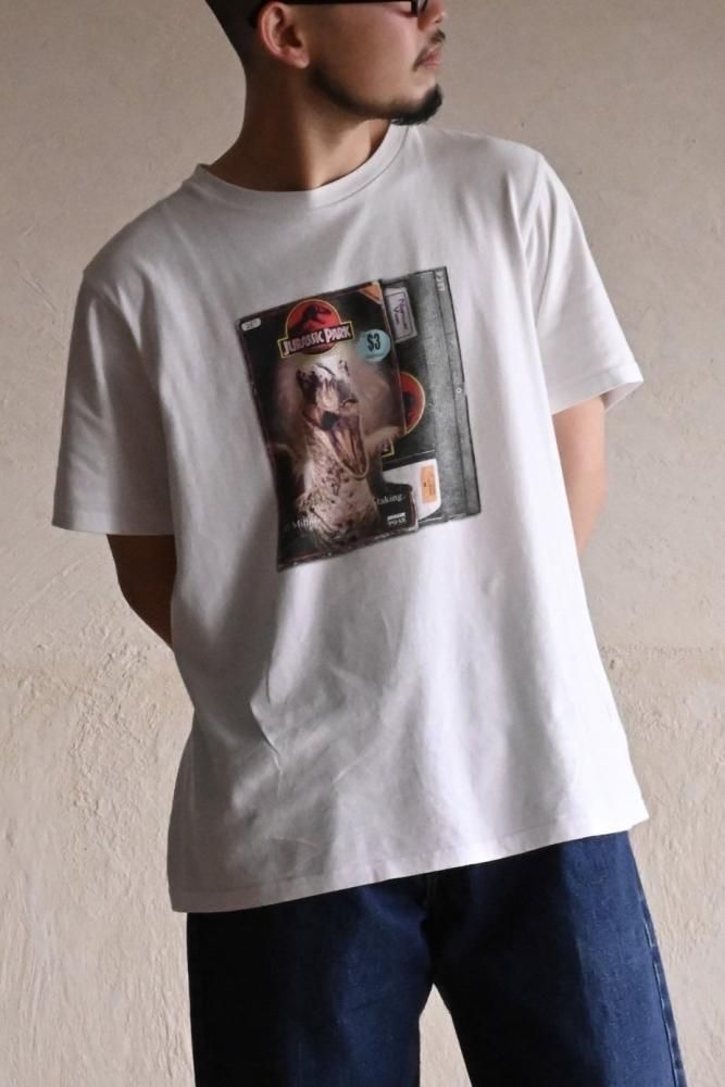 00's Official JURASSIC PARK "Video type" T-shirt
