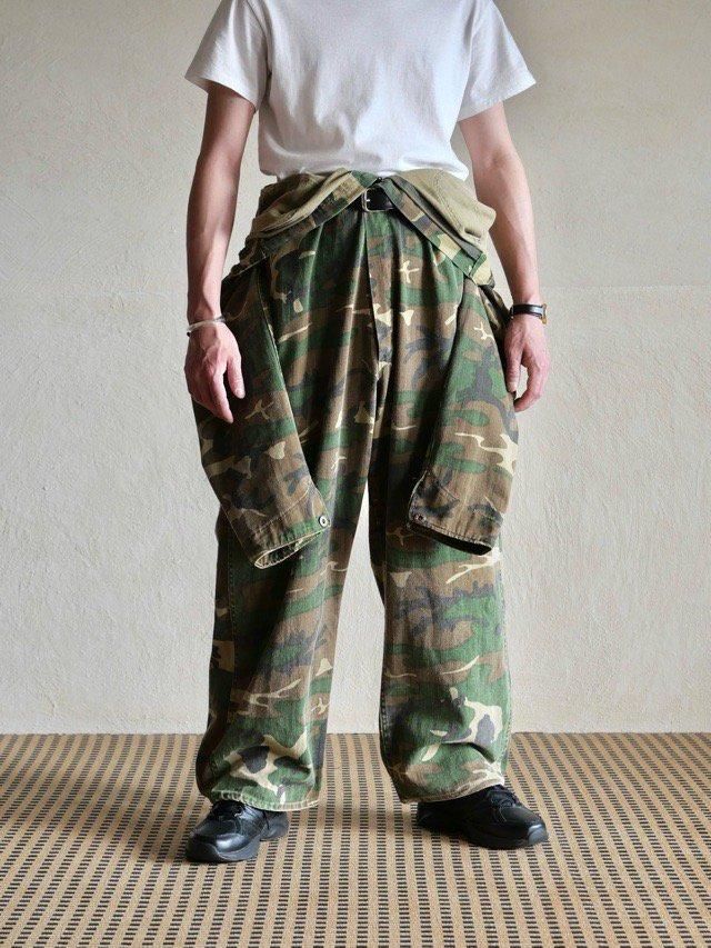 1970's Vintage RANGER Camouflage Cotton Jumpsuit