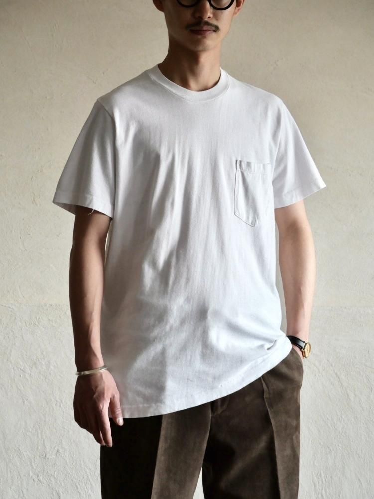 ~1970's Vintage Towncraft White Pocket T-shirt