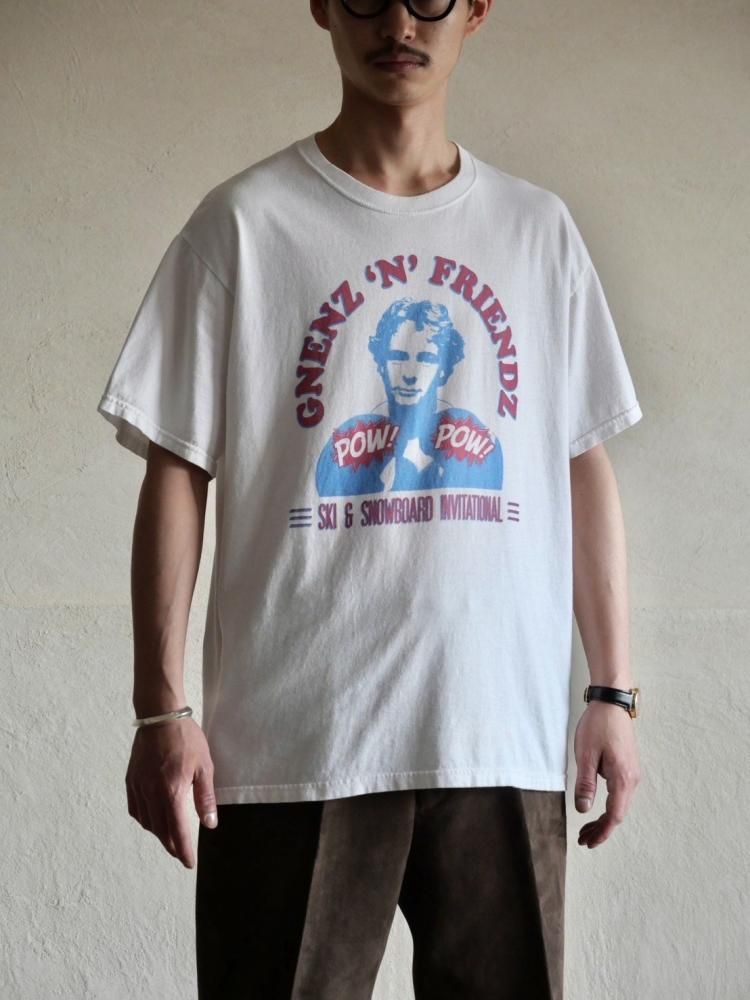 00's Printed T-shirt "Gnenz&Friendz" POW!POW!