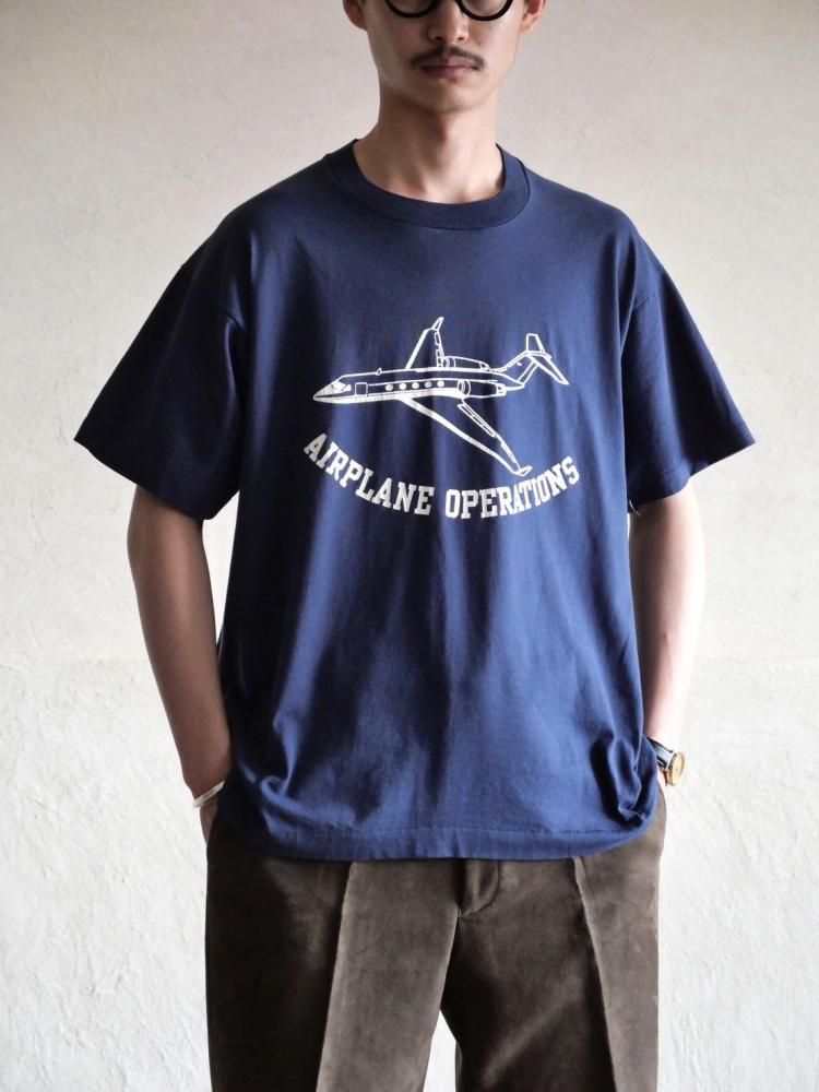 1980's Vintage Printed T-shirt "Airplane Operations"