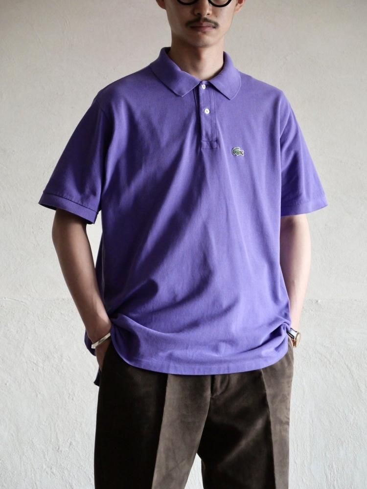 1990's Vintage LACOSTE Purple Polo, Made in USA.