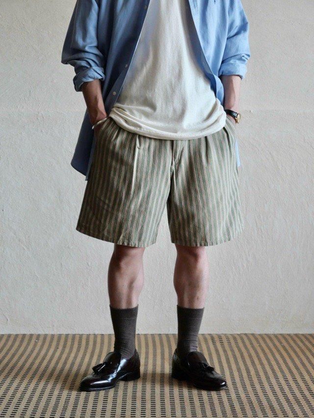 1990's Vintage RalphLauren Cotton Stripe Shorts