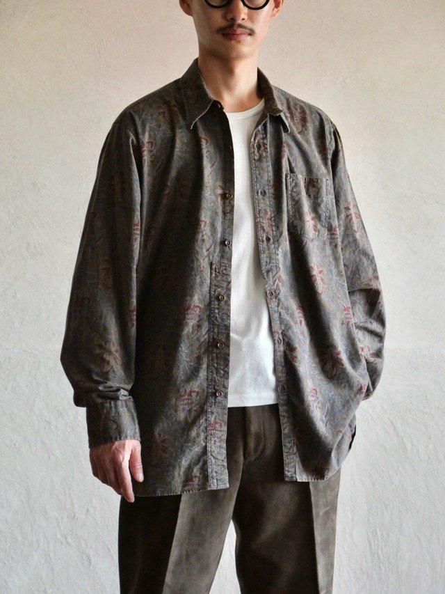 00's RalphLauren Printed Cotton Shirt