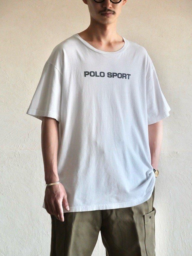 90~00's POLO SPORT Logo T-shirt, Made in Canada. - Vintage & Archive