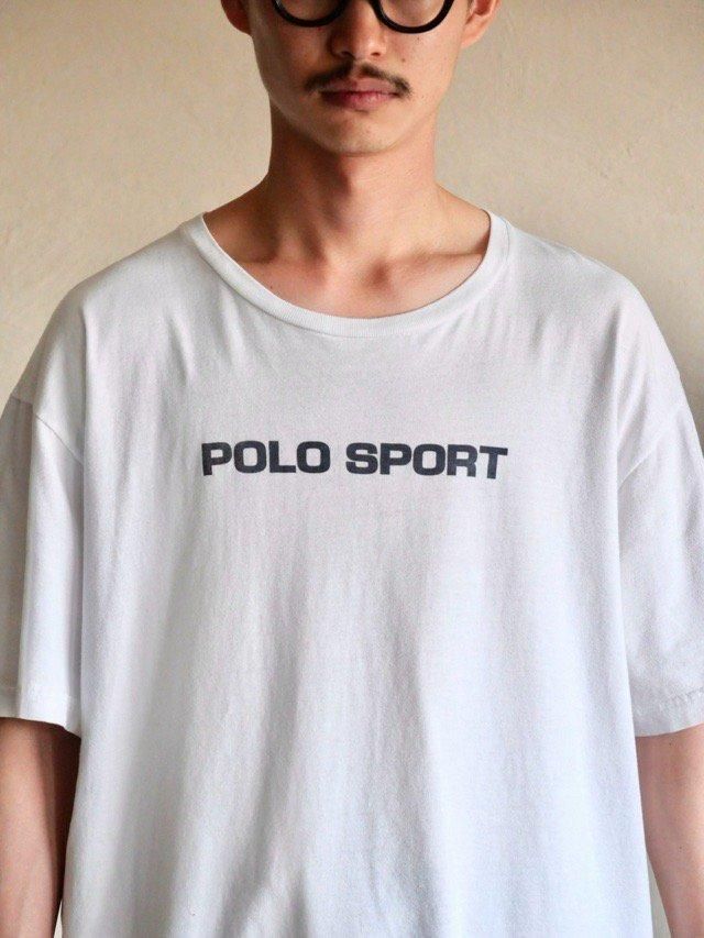 90~00's POLO SPORT Logo T-shirt, Made in Canada.