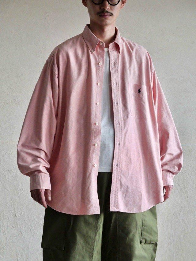 1990's Vintage RalphLauren BIG SHIRT, Pink
